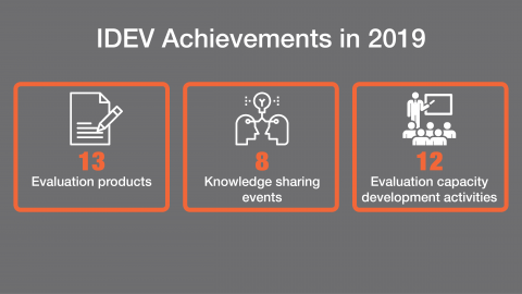 IDEV achievements in 2019